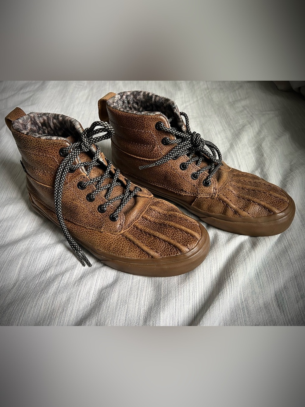 Vans SK8-Hi Del Pato MTE Leather Lace-Up Sneakers